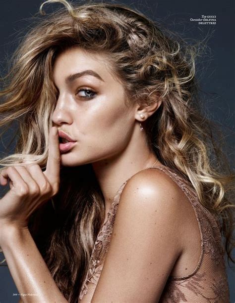 gigi hadid nude|Gigi Hadid strips down to nothing but heels on cover of ...